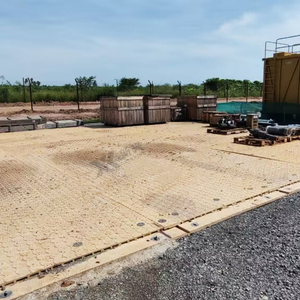 HDPE Composite rỗng mặt đất bảo vệ Mat nhiệm vụ nặng nề lồng vào nhau Giàn Khoan durabase lĩnh vực dầu mặt đất bảo vệ cần cẩu megadeck mat - Product Image 2