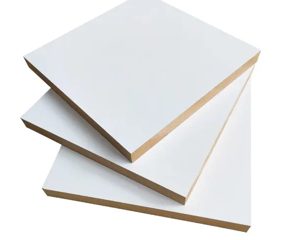 Waterproof 15mm & 18mm Coloured Fibreboard Sheet Melamine MDF Board Made in China