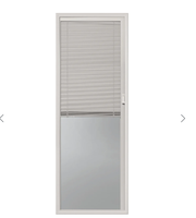Porte en verre électrique manuelle avec stores horizontaux intégrés, double vitrage moderne, verre de confidentialité pour cloison de bureau
