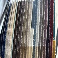 Rideaux modernes en chenille sur mesure pour hôtel, théâtre, villa – ODM/OEM – Rideaux de luxe épais en velours cristal à plis froncés et plis ondulés