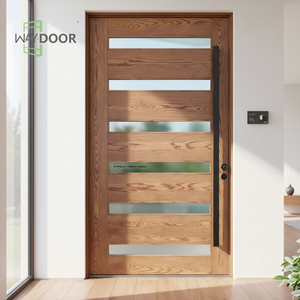 Portes <span class=keywords><strong>d</strong></span>'<span class=keywords><strong>entrée</strong></span> en bois modernes sur mesure <span class=keywords><strong>avec</strong></span> panneaux en verre pour maisons, chêne, acajou, pin, <span class=keywords><strong>porte</strong></span> pivotante en bois massif pour <span class=keywords><strong>entrée</strong></span> principale - Product Image 1