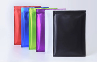 Sachets refermables personnalisés en Mylar mat à fermeture éclair trois côtés, imprimés, anti-odeur, pour bonbons, friandises et snacks