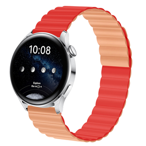 Cinturino per Orologio in Silicone con Chiusura Magnetica Compatibile con Huawei GT4/GT5/<span class=keywords><strong>PRO</strong></span> e <span class=keywords><strong>Samsung</strong></span> <span class=keywords><strong>Watch</strong></span> 4, Colori Assortiti, 20/22MM - Product Image 3