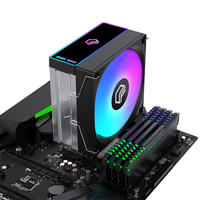 Refroidisseur de PC de bureau LOVINGCOOL 12cm ARGB Tower 4 caloducs en cuivre Écran de température miroir En stock Dropshipping OEM Boîtier PC de bureau Intel AMD