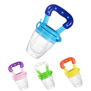 Distributeur de nourriture pour bébé, alimentation en fruits, sucette pour bébé, jouet de dentition, anneau de dentition, nourriture, pochettes en Silicone - Product Image 1