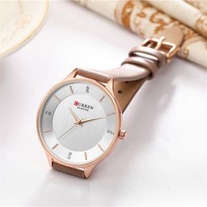 Montre à quartz pour femme en cuir de luxe avec boîtier en alliage, cadran à aiguilles, 35 mm, ronde, étanche, style mode et sport - Product Image 4