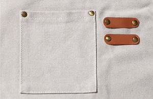 Celemek kanvas katun punggung silang dengan saku katun kanvas celemek punggung silang dengan saku celemek koki - Product Image 5