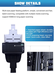 เครื่องสแกนเอกสารแบบแท่นวางอัตโนมัติ <span class=keywords><strong>Fujitsu</strong></span> <span class=keywords><strong>Fi</strong></span>-7180 ขนาด A4 ความละเอียด 600dpi สแกนสองหน้าต่อเนื่อง ขาวดำ เชื่อมต่อผ่าน USB 3.0 และเครือข่าย - Product Image 6
