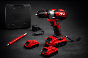 Trapano Avvitatore <span class=keywords><strong>a</strong></span> <span class=keywords><strong>Impulsi</strong></span> Portatile Elettrico Senza Fili Brushless 21V/18V Compatto con Batteria al Litio - Kit di Fabbrica - Product Image 3