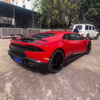 Kit de carrosserie en Fiber de carbone Runde de haute qualité pour Lamborghini Huracan LP580 LP610 mise à niveau MSY Style lèvre avant diffuseur arrière becquet