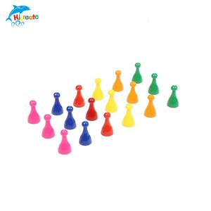 Los proveedores de China respetuoso del medio ambiente de plástico colorido juego peones para niños venta al por mayor juego de conjunto de accesorios de plástico juego de peones. - Product Image 2