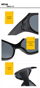 Lunettes <span class=keywords><strong>de</strong></span> soleil tendance 2026 argentées unisexe, monture large, cerclées, style Y2K, en PC, verres UV400, en stock - Product Image 4