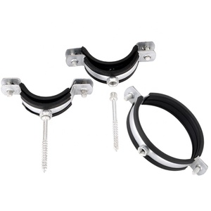 Dễ dàng lockheavy nhiệm vụ ánh sáng Ống kẹp với cao su chia vòng ống móc áo có thể điều chỉnh Bracket kẹp tường trần núi - Product Image 3