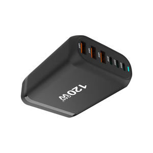 Cargadores multifunción 120W Gan cargador de pared estación de carga más vendida <span class=keywords><strong>para</strong></span> <span class=keywords><strong>iPhone</strong></span> 15 14 <span class=keywords><strong>13</strong></span> Pro Max dispositivos electrónicos de escritorio - Product Image 3