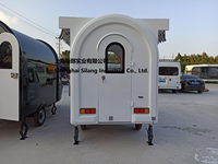 Triciclo SL-9 2025 con Dos Ventanas, Resistente al Viento y al Agua, Camión de Comida Rápida Móvil con Cocina Abierta
