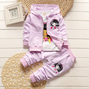 Ensembles de vêtements décontractés en laine pour filles, collection automne, pour enfants, provenant d'un fournisseur chinois – Achat en ligne - Product Image 2