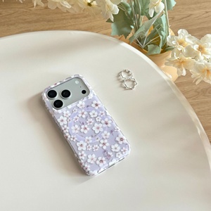 Funda Magnética para Teléfono con Diseño Floral y Superficie de Espejo, para Apple 17 Pro Max, Compatible con iPhone 16 y 15 - Product Image 5