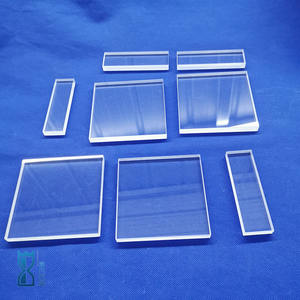 Yüksek hassasiyetli özel lazer kesim temizle kuvars levha düşük fiyatlı yarı iletken için saat camı safir kristal üretim - Product Image 2