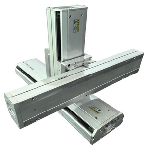 Guide linéaire à vis à billes CNC à commande PLC de haute précision, glissière XY multi-axes, <span class=keywords><strong>portique</strong></span>, assemblage libre, engrenage en aluminium, roulement, moteur - Product Image 1
