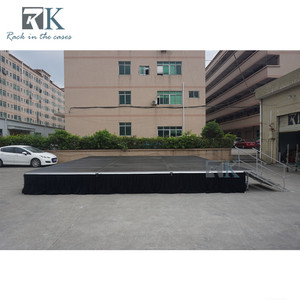 RK Aluminum <b>Stage</b> <b>Platform</b> Rectangular Modular Quick Install Black <b>Stage</b> Truss - Product Image 3
