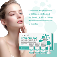 Kit de Démarrage Booster Ampoules Sérum Aqua EGF Peptide ADN de Saumon Cellules Souches EGF DERMA WHITE Marque Privée