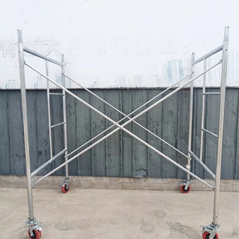 Suporte de andaime de aço barato com estrutura em H, acoplador duplo com capacidade de carga