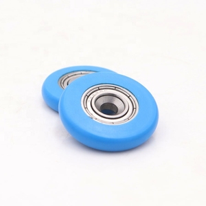 S695ZZ 5*20*6mm rodillo de cabina de ducha de acero inoxidable antioxidante rodamiento de tornillo de cabeza avellanada para baño rodillo de puerta de ducha Curvo - Product Image 1