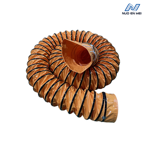 Manguera Flexible NUOENWEI con Hebilla y Cuerda <span class=keywords><strong>de</strong></span> PP, Manguera <span class=keywords><strong>de</strong></span> Ventilación <span class=keywords><strong>de</strong></span> PVC para Flujo <span class=keywords><strong>de</strong></span> Aire <span class=keywords><strong>de</strong></span> Escape <span class=keywords><strong>Industrial</strong></span> -15 ° <span class=keywords><strong>De</strong></span> la C a la 80 ° C Naranja - Product Image 4