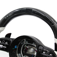 Volante de fibra de carbono LED Retrofit para Mercedes Benz AMG GLC300 E63 E250 W166 W204 W222