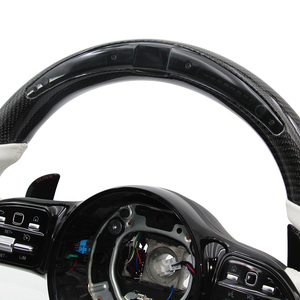Volante de fibra de carbono LED Retrofit para <span class=keywords><strong>Mercedes</strong></span> <span class=keywords><strong>Benz</strong></span> <span class=keywords><strong>AMG</strong></span> GLC300 E63 E250 W166 W204 W222 - Product Image 5
