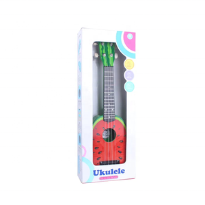 <span class=keywords><strong>Chitarra</strong></span> <span class=keywords><strong>giocattolo</strong></span> per bambini in plastica da 23 pollici con design a forma di anguria in vendita - Product Image 1