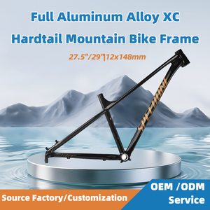 Cadre de vélo électrique tout-terrain AFTFA Hardtail en aluminium avec frein à disque et câblage interne, pour roues 27,5 et 29 pouces - Product Image 1