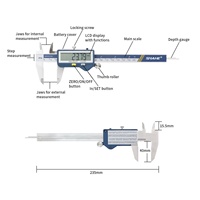 Pied à coulisse numérique sans fil intégré en acier inoxydable SHAHE 0-150mm avec pied à coulisse électronique à grand écran avec système sans fil