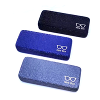 BONA-Étui à lunettes rigide et durable de couleur unie pour protection quotidienne