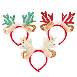 Nouveauté : Ornements de Noël en forme de bois de renne, serre-têtes de Noël pour femmes, décoration de fête de Noël - Product Image 5