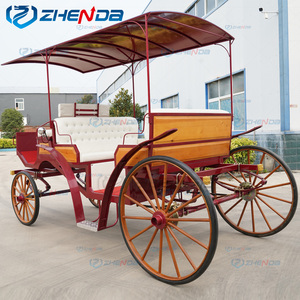 Carruaje Turístico Chino Antiguo con 6 Asientos, Estructura de Acero Eléctrica para Bodas y Turismo - Product Image 4