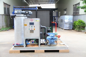 Machine à glace en pâte d'eau de mer de 20 tonnes, unité industrielle de production de glace en pâte pour ports de pêche et usines de transformation - Product Image 5