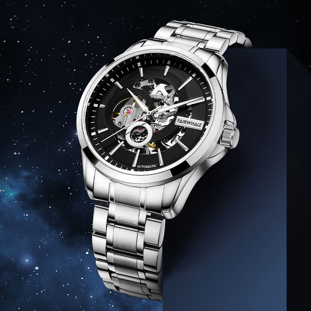Custom logo Fashion Waterproof Men's Luxury Special Dial Automatic Mechanical Watch 316L Men's Mechanical Watch