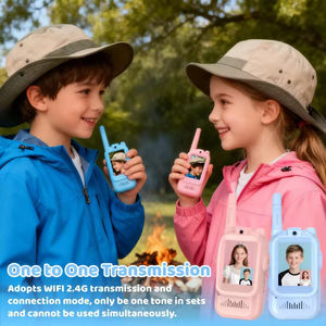 Interphone vidéo rechargeable à appel HD en un clic, cadeaux pour enfants, garçons et filles, talkie-walkie vidéo mignon, <span class=keywords><strong>chat</strong></span> vidéo pour enfants, écran HD 2_, USB-C - Product Image 5