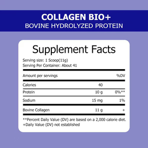 Collagène Bio+ en poudre OEM ODM, protéine de collagène bovin sodique pour la santé des articulations osseuses des adultes, qualité alimentaire - Product Image 2