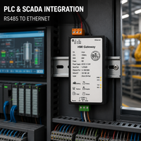 Sunfull HMI1001-ARM, Gateway de Protocolo Industrial, PLC Modbus RTU a Modbus TCP OPC UA MQTT para Integración SCADA