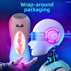 शुरुआती विमान कप पुरुष हस्तमैथुन कंपन पूरी तरह से स्वचालित लिंग ट्रेनर नरम कृत्रिम योनि तनाव राहत सेक्स टॉय - Product Image 3