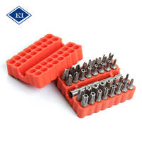 Kit de 33 embouts de sécurité anti-effraction magnétiques avec porte-embouts en acier au carbone pour outils de réparation de précision