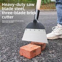 Pelle à fumier de poulet pour l'élevage, avec lame droite et manche de 1,2 m, pour le décapage des taches murales et le déneigement