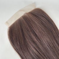 Prêt à expédier – Vente en gros pour salons : Closure en dentelle transparente 6*6 de qualité supérieure, cheveux humains vierges chinois, style libre, respirante, sans perte de cheveux