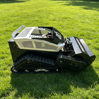 Tondeuse robotisée RC Engineering 1000 mm à essence, sur chenilles, télécommandée, zéro-turn, pour pentes, certifiée CE EPA Euro 5, haute performance