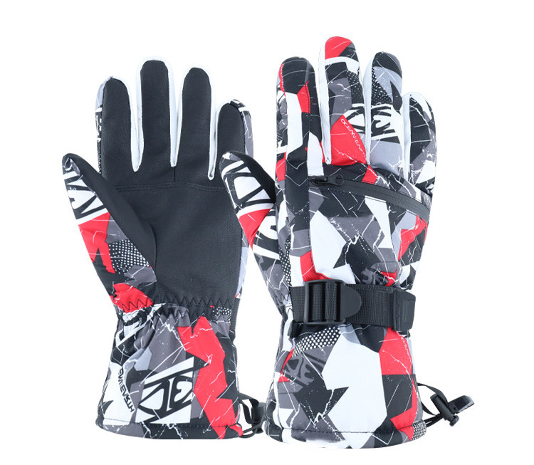 Оптовая продажа с фабрики, зимние теплые уличные перчатки, водонепроницаемые мотоциклетные перчатки с сенсорным экраном