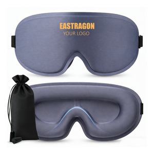 Mascherina per Dormire sul Fianco con Custodia, Maschera per Occhi Morbida, Copriocchi per Dormire, Viaggi, Lavoro a Turno, Casa, Essenziale per Viaggi in Aereo - Product Image 1