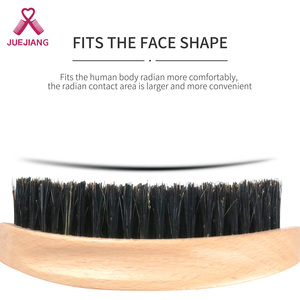 Spazzola Afro Wave in setola di cinghiale Super 100% per uomo setole medie ferme uso per <span class=keywords><strong>barba</strong></span> levigante Styling stili d'onda - Product Image 6