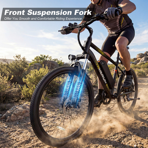 Dropshipping, faible MOQ, VARUN, vélo électrique de montagne 24 pouces, 350W, 32KM/H, autonomie de 50KM, Shimano 7 vitesses, randonnées en sentier, adultes, CA, 3-7 jours - Product Image 4